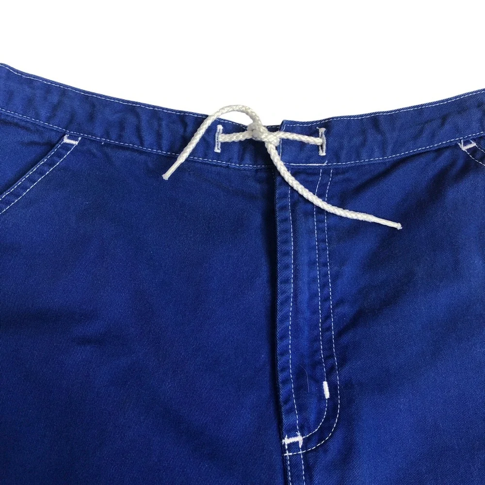 Vintage Y2K Looney Tunes Tweety Bird Bermuda Shorts Girls XL Blue Embroidered